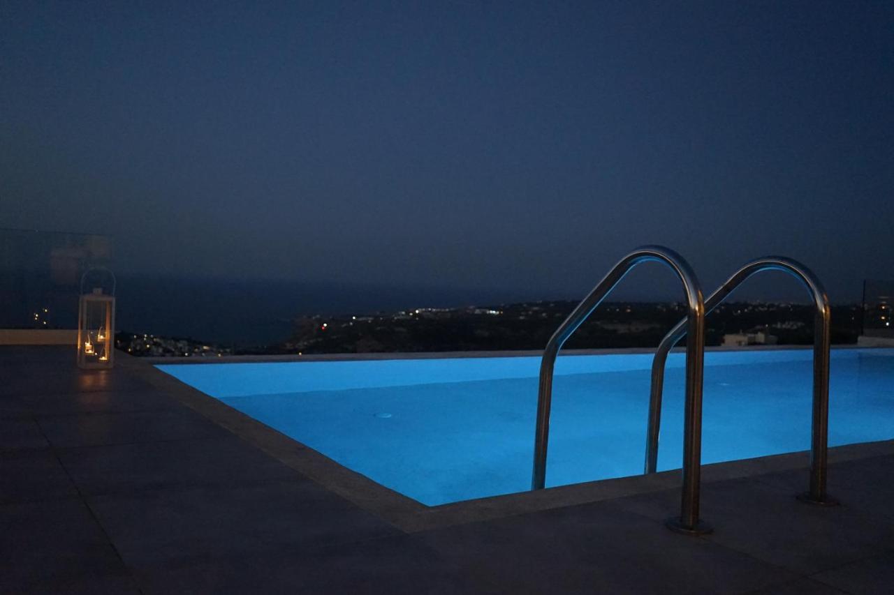 Eva Villas West With Infinity Pool & And Panoramic Sea View Gerani Chanion Exterior foto