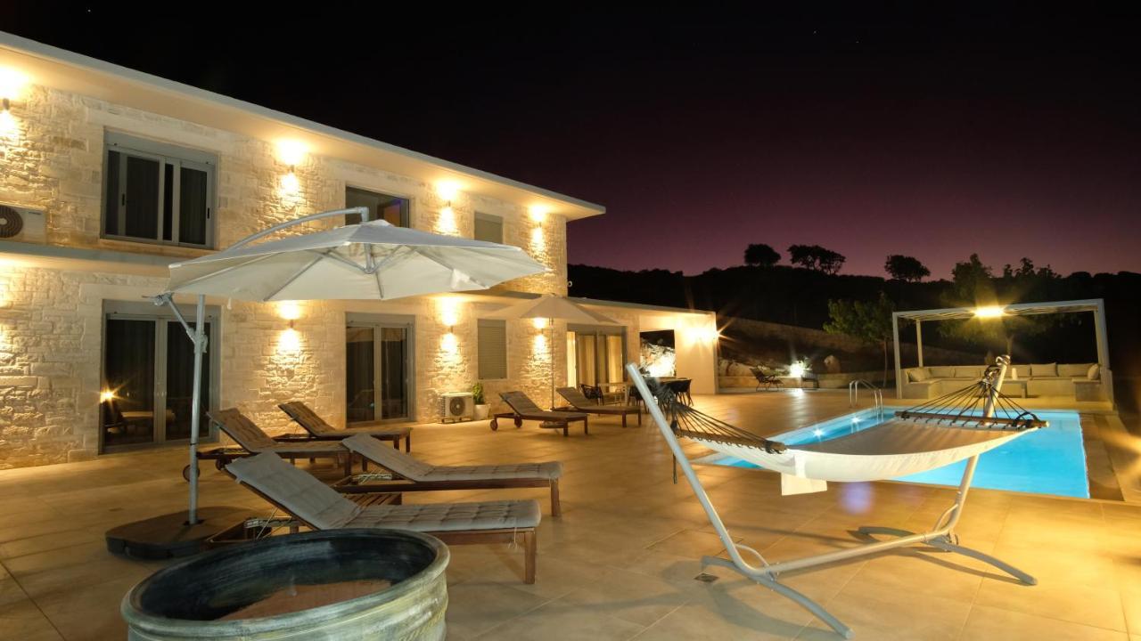 Eva Villas West With Infinity Pool & And Panoramic Sea View Gerani Chanion Exterior foto