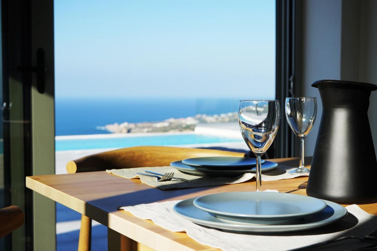 Eva Villas West With Infinity Pool & And Panoramic Sea View Gerani Chanion Exterior foto