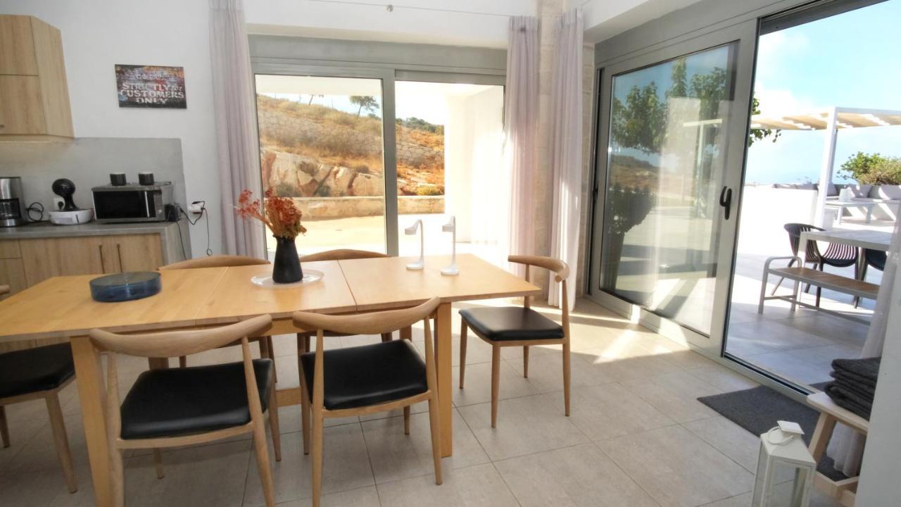 Eva Villas West With Infinity Pool & And Panoramic Sea View Gerani Chanion Exterior foto