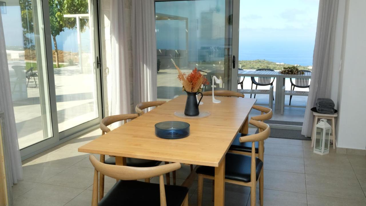 Eva Villas West With Infinity Pool & And Panoramic Sea View Gerani Chanion Exterior foto