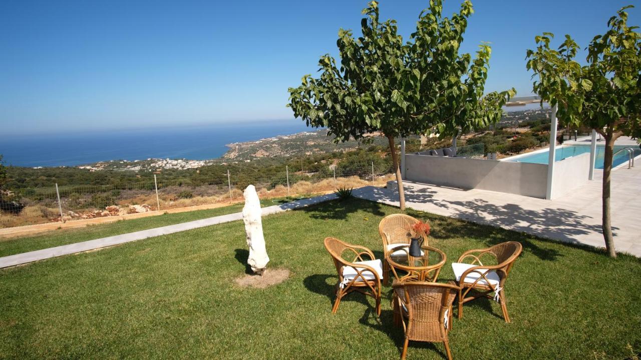 Eva Villas West With Infinity Pool & And Panoramic Sea View Gerani Chanion Exterior foto
