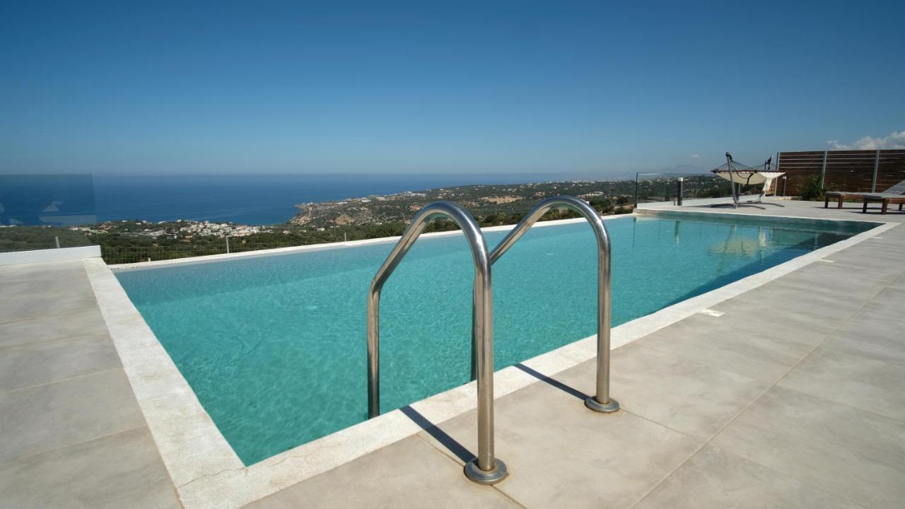 Eva Villas West With Infinity Pool & And Panoramic Sea View Gerani Chanion Exterior foto